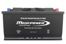 MEGA POWER  Battery 45AH NX100 S6LS راس ثخين بدون شفة