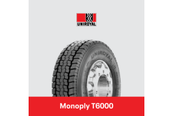 Uniroyal Tyre Tubeless 205/75/17.5 14PR 124/122M MONOPLY T6000 خشن